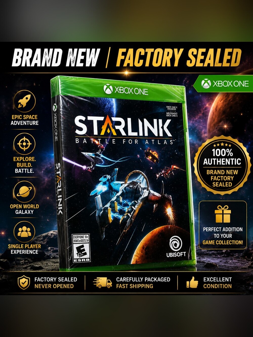 Starlink Battle for Atlas Xbox One Game – Brand New Factory Sealed
